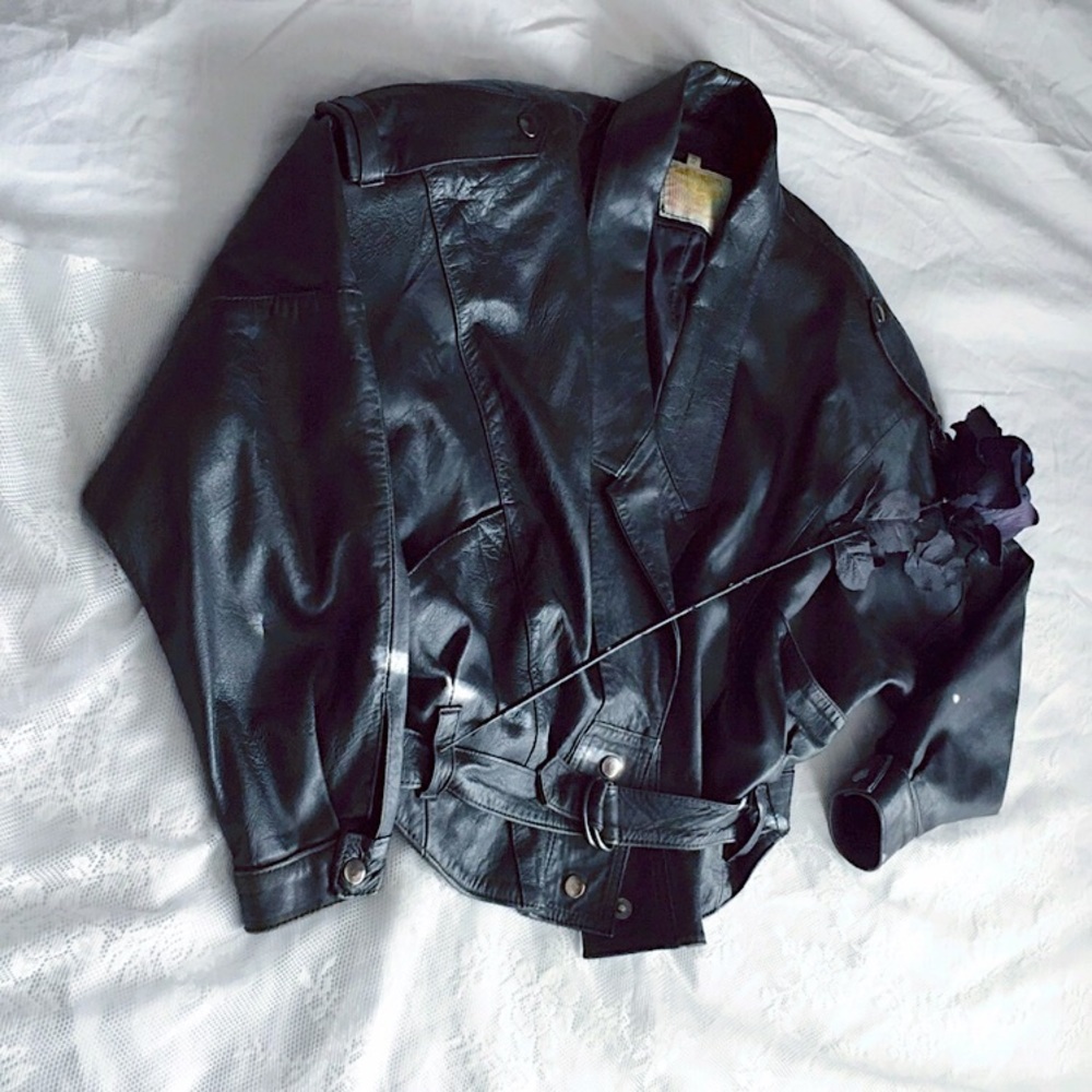 Rare! Vintage Maleno leather jacket